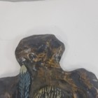 Vintage Rare Plaster Native American Indian Head Arrowhead Wall Hanging