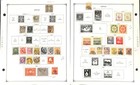 Japan Stamp Collection On 35 Scott International Pages  1872-1961  de 