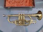 Vintage Fe Olds   Sons Ambassador Cornet In Case