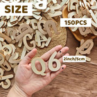 Wood Letters 2 Inch 150 Pcs Wooden Letters For Crafts unfinished Wood