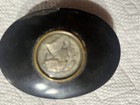 Vintage Washington And Lafayette French Oval Commemorative Snuff Box  