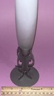 Disney Mickey Mouse 3d Silhouette Metal Bud Vase With Frosted Glass