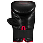 Title Boxing Professional Old School Leather Bag Gloves 3 0 - Black