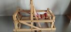 Vintage Wooden Sweden Tabletop Weaving Loom Brio In Working Condition 