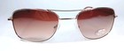 Burn Notice Aviator Sunglasses With Gold Frame   Cognac Lenses   Spring Temples 