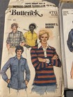 Lot Of 3 Vintage Men   s Sewing Patterns Simplicity Mccalls Butterick Western