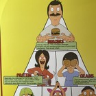Bob s Burgers Food Pyramid Original Tv Poster Sdcc 2019 Comic Con Mint Fox Fall