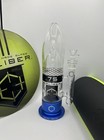 New 13  Caliber Glass Hookah Water Pipe Usa Blown Bong Thick Durable Heavy Piece
