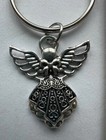 Guardian Angel Key Chain Travel Grad Gift Bag Charm Purse Clip Backpack Fob    