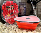 Ultimate Pizza Pack Storage Container Reusable Foldable Portable Microwavable 