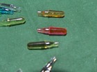 Lite Brite Pegs   1  - 6 Colors - Lot Of 200  Round Top  Flat Bottom 3 4oz