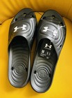 New Under Armour Mens 18 Black Locker Vi Slide Sandal Clogs Flip Flop Gym Shoes