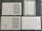 General Motors Corporation Stock Certificates  lot Of 3  And Bond  1954 