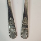Wm A Rogers Oneida 1938 Silverplate Harmony Pattern 8  Serving Spoons X 2 Vtg