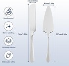 Cake Cutting Set For Wedding  Stainless Steel Cake Knife And Server With Anti-ru