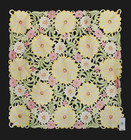Colorful Floral Embroidered Cutwork Tablecloth By Decorating Touch 32   X 33  