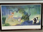 Walt Disney Bambi 1942 Art Print Bambi  Thumper  And Flower Framed