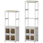 Portable Closet Clothes Organizer Clothing Storage Shelf For Bedroom Living Room