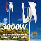 3000w 24v Vertical Axis Wind Power Turbine Generator Controller Windmill Kit