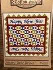 Pattern Happy New Year Quilt January Table Topper Quilt New Cotton Way Easy 