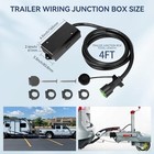 4 Ft 7 Pin Trailer Wiring Harness Kit - Copper