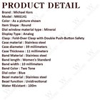 New Michael Kors Mk6141 Ladies 39mm Parker Two-tone Blue Dial Women   s Watch