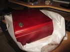 Free Shipping             cigar Humidor Thompson   Co Inc 1915 Box Wood 10 X 8 5