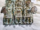 Benin Bronze Wall Plaque  Replica  8       w  X 8     h   D