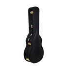 Crossrock Hard-shell Wooden Case Fits 12-fret 00 Style Acoustic Guitar-black