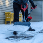 Snow Shovel With Removable Fore-grip 36 In  Handle And 18 Inch Aluminum Blade
