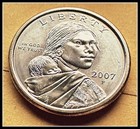 2007 P Sacagawea Dollar Uncirculated Us Mint-
