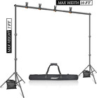 Photo Video Studio Green Screen Backdrop Kit Includes Stand Background 7 X 10 Ft