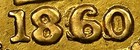 1860 60 Error - California Gold Token  Wreath  4b   Ms65 Ngc   Pop 8   One Finer