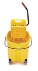 Rubbermaid Wavebrake 35 Qt Mop Bucket Wringer Combo Wheels Yellow Duty