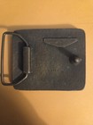 Vintage Colt Firearms Brass Belt Buckle 1976 By Indiana Metal Craft