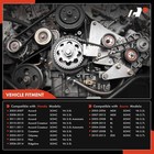 Timing Belt Kit With Water Pump Compatible With 03-18 Honda Accord Crosstour Pil