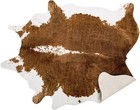 Western Decor Faux Fur Cowhide Rug 4 6 X 5 2 Feet Premium Animal Skin Cow Hide