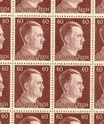 Stamp Germany Mi 797-8 Sc 506-7 Sheet 1941 Wwii Fascism War Era Hitler Mnh