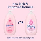 Johnson s Moisturizing Mild Pink Baby Lotion With Coconut Oil 27 1 Fl  Oz
