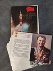 Space Soviet Astronauts Ussr Yuri Gagarin 1980s Autograph 45 Poster Wintage
