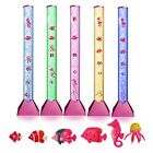  Sensory Bubble Floor Lamp  7 Color Changing Led Mood Night Light  Golden Rose