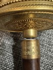Tibetan Buddhist Prayer Wheel Handheld Brass Mantra Wheel Wood Handle Decor
