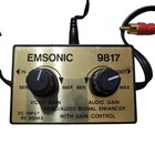 Vintage Emsonic 9817 Video audio Signal Enhancer With Gain Control Rca Cable