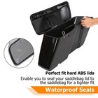 Vivid Black Hard Saddle Bags W  Latch For Harley Touring Road Street Glide 14-24