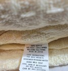 Vintage 1970s Mid Century Modern Cameo Off White Acrylic Beadspread 193cm 264cm