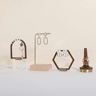  Brass Earring Display Stands For B1 beech Brass Earring Stand Height-m