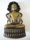 Antique Old Brass Bronze Parshwanath Jain Statue   Deity  