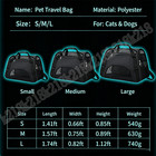 Pet Dog  small Cat Carrier Soft Sided Comfort Bag Travel Case Airline Approved