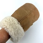Sheepskin Shearling Mittens     Warm Winter Leather Gloves Men   s women   s
