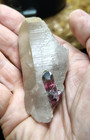 Cruzeiro Mine  Facet Grade Watermelon Tourmaline Rainbow Iris On Quartz